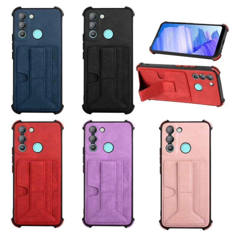 For Tecno Pop 5 LTE Dream Holder Card Bag Shockproof Phone Case