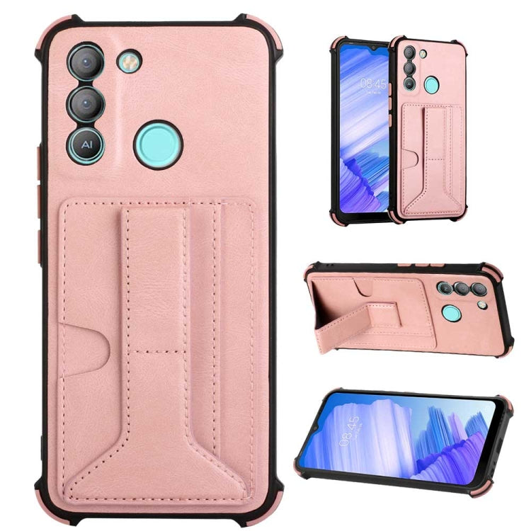 For Tecno Pop 5 LTE Dream Holder Card Bag Shockproof Phone Case