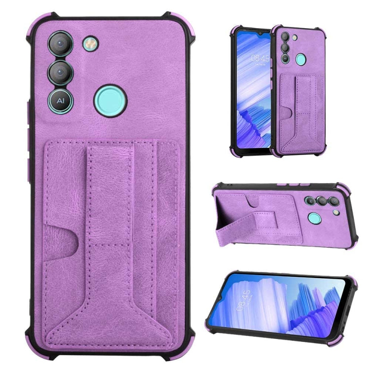 For Tecno Pop 5 LTE Dream Holder Card Bag Shockproof Phone Case