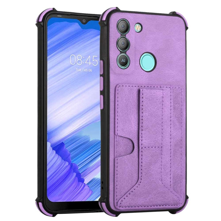 For Tecno Pop 5 LTE Dream Holder Card Bag Shockproof Phone Case