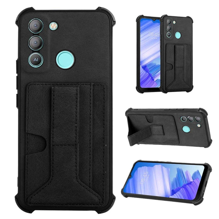 For Tecno Pop 5 LTE Dream Holder Card Bag Shockproof Phone Case