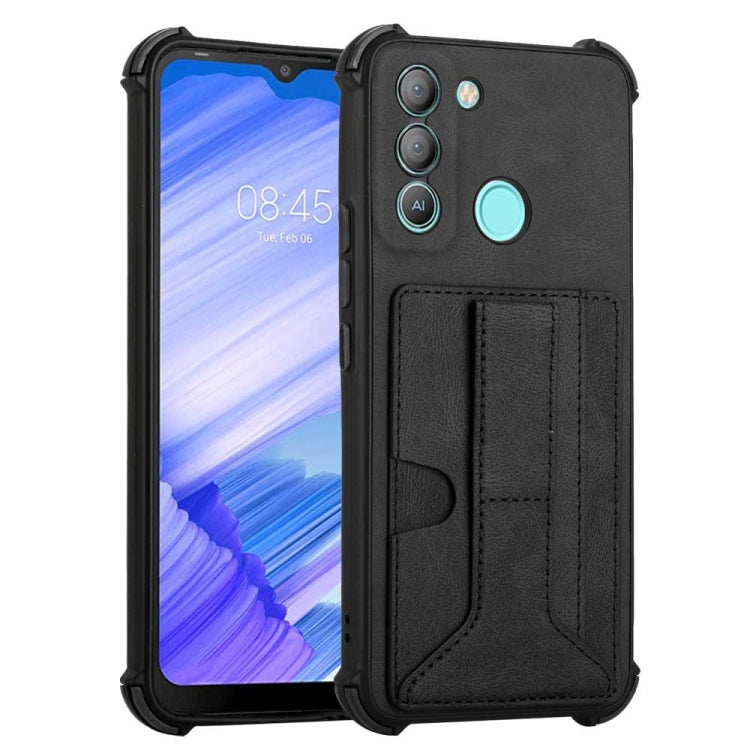 For Tecno Pop 5 LTE Dream Holder Card Bag Shockproof Phone Case