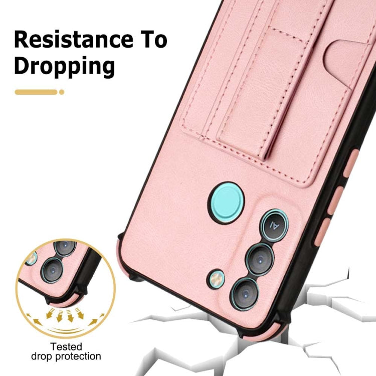 For Tecno Pop 5 LTE Dream Holder Card Bag Shockproof Phone Case