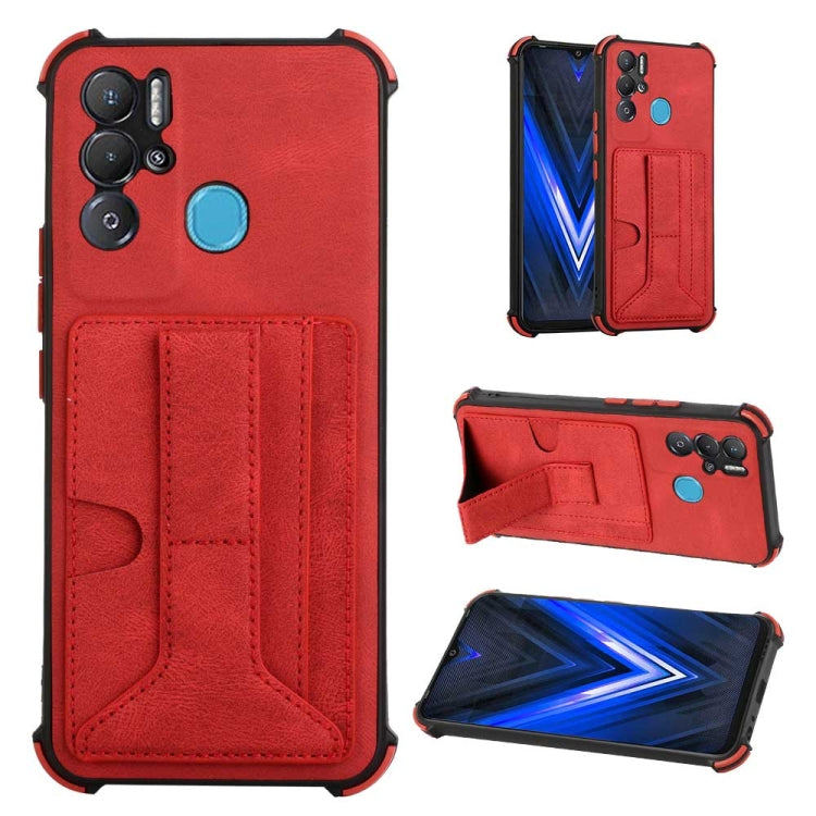 For Tecno Pova Neo Dream Holder Card Bag Shockproof Phone Case