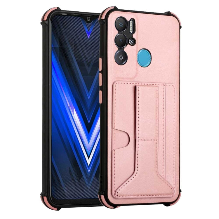 For Tecno Pova Neo Dream Holder Card Bag Shockproof Phone Case