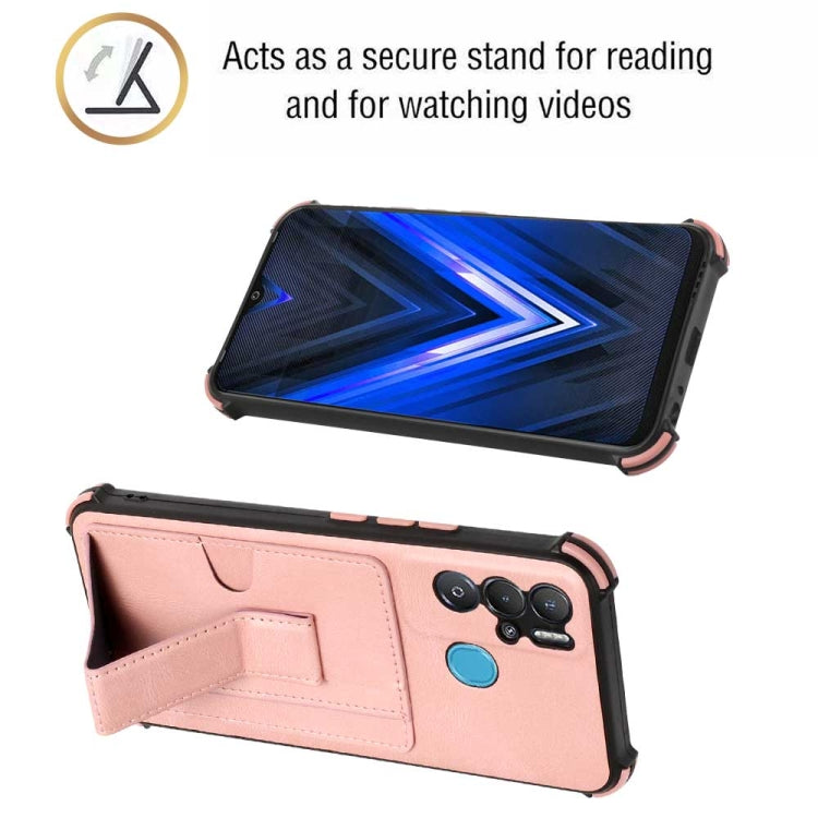 For Tecno Pova Neo Dream Holder Card Bag Shockproof Phone Case