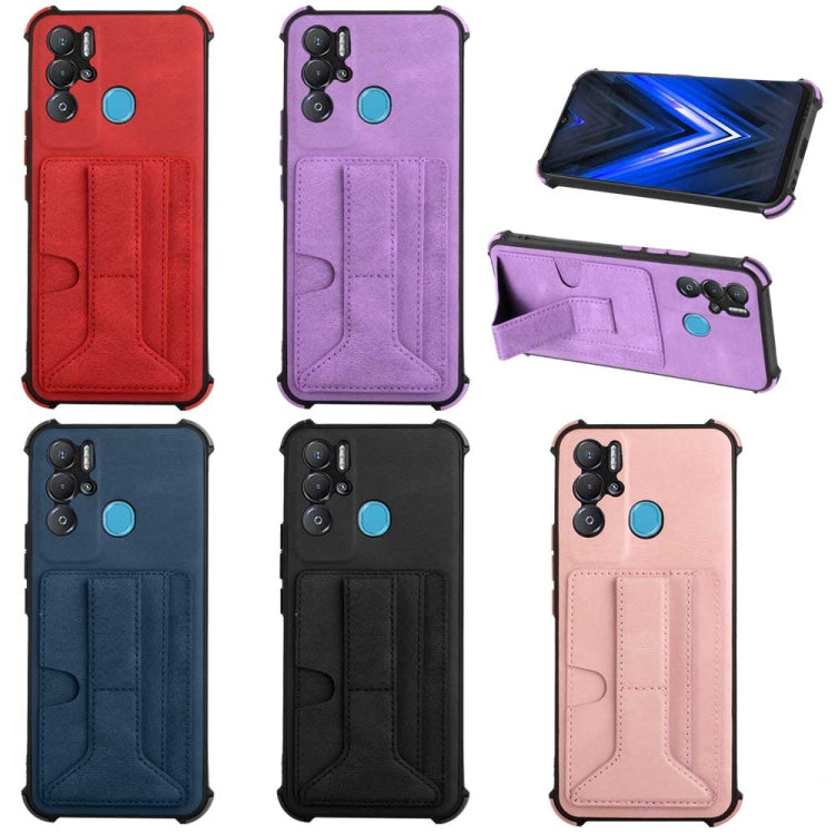 For Tecno Pova Neo Dream Holder Card Bag Shockproof Phone Case