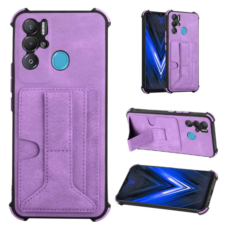 For Tecno Pova Neo Dream Holder Card Bag Shockproof Phone Case