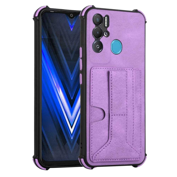 For Tecno Pova Neo Dream Holder Card Bag Shockproof Phone Case