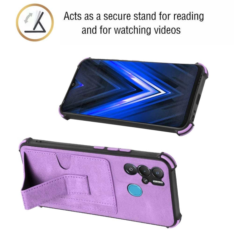 For Tecno Pova Neo Dream Holder Card Bag Shockproof Phone Case