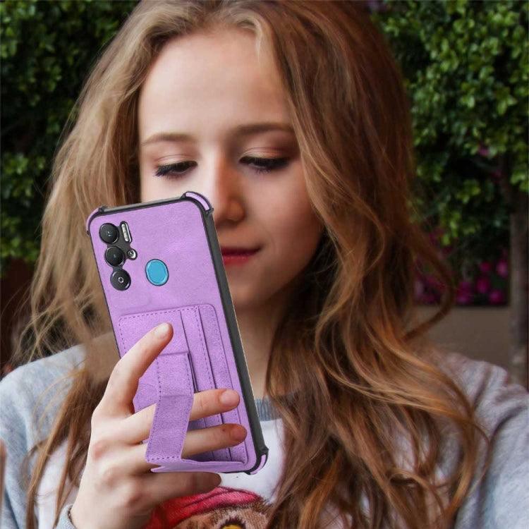 For Tecno Pova Neo Dream Holder Card Bag Shockproof Phone Case