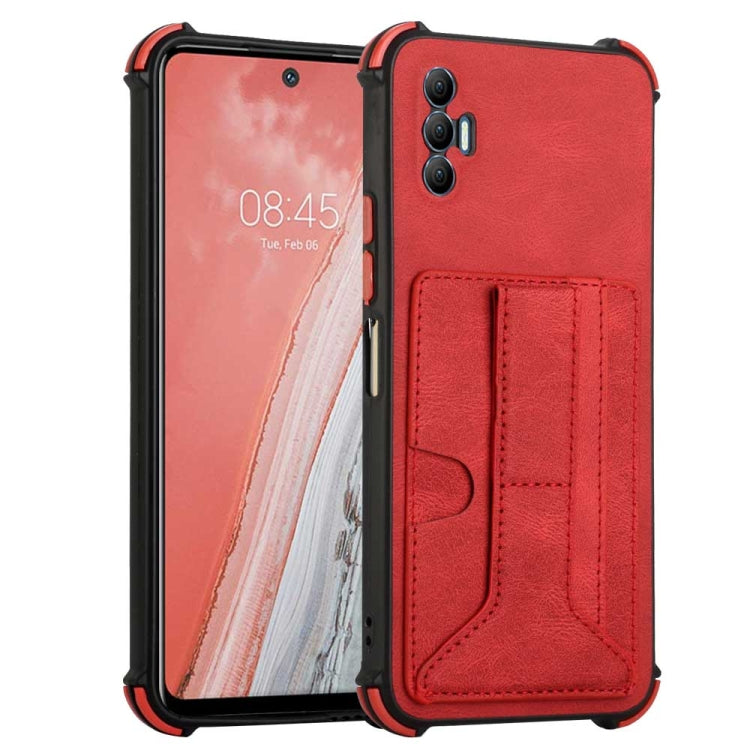For Tecno Spark 8P Dream Holder Card Bag Shockproof Phone Case