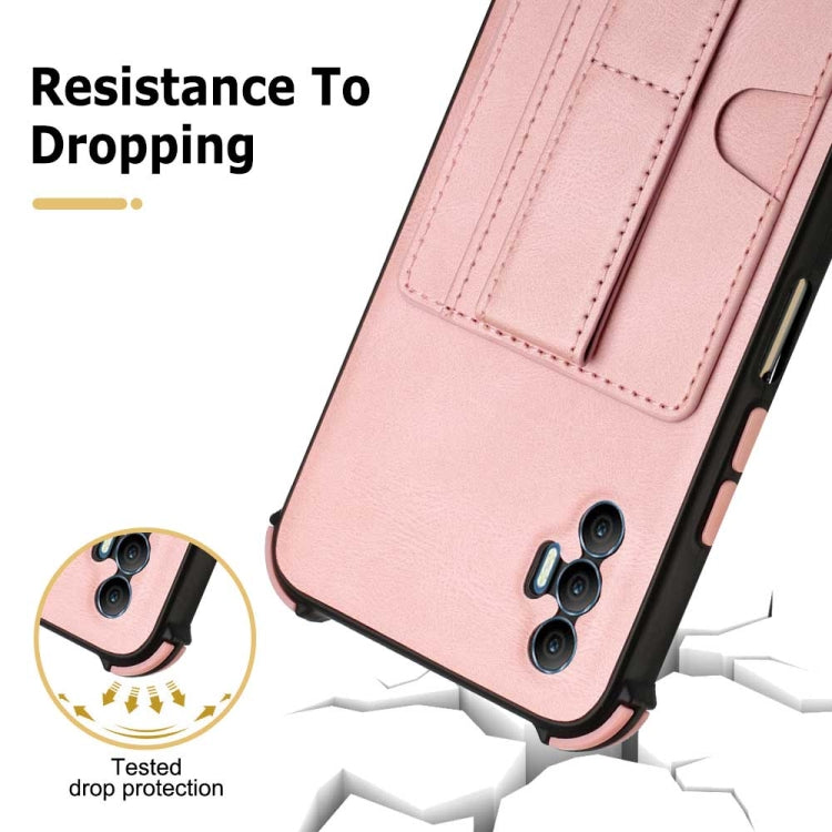 For Tecno Spark 8P Dream Holder Card Bag Shockproof Phone Case