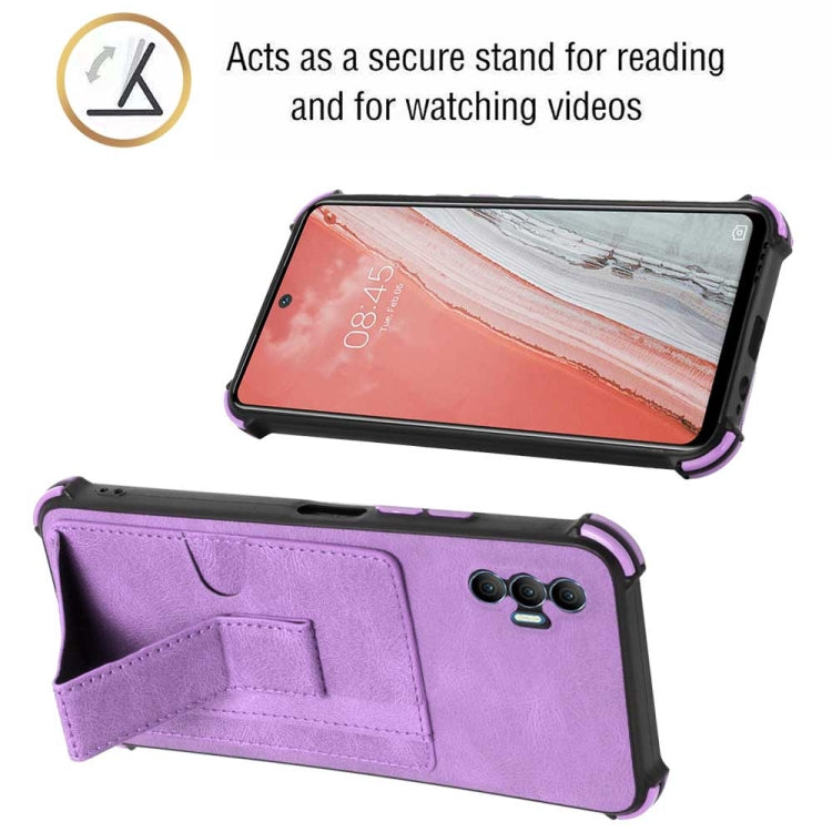 For Tecno Spark 8P Dream Holder Card Bag Shockproof Phone Case