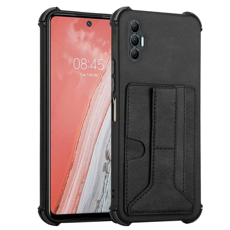 For Tecno Spark 8P Dream Holder Card Bag Shockproof Phone Case