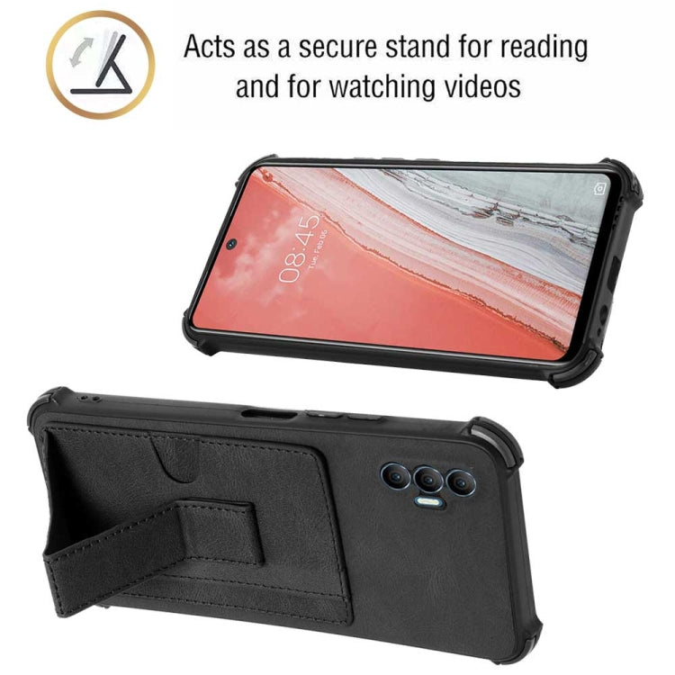 For Tecno Spark 8P Dream Holder Card Bag Shockproof Phone Case