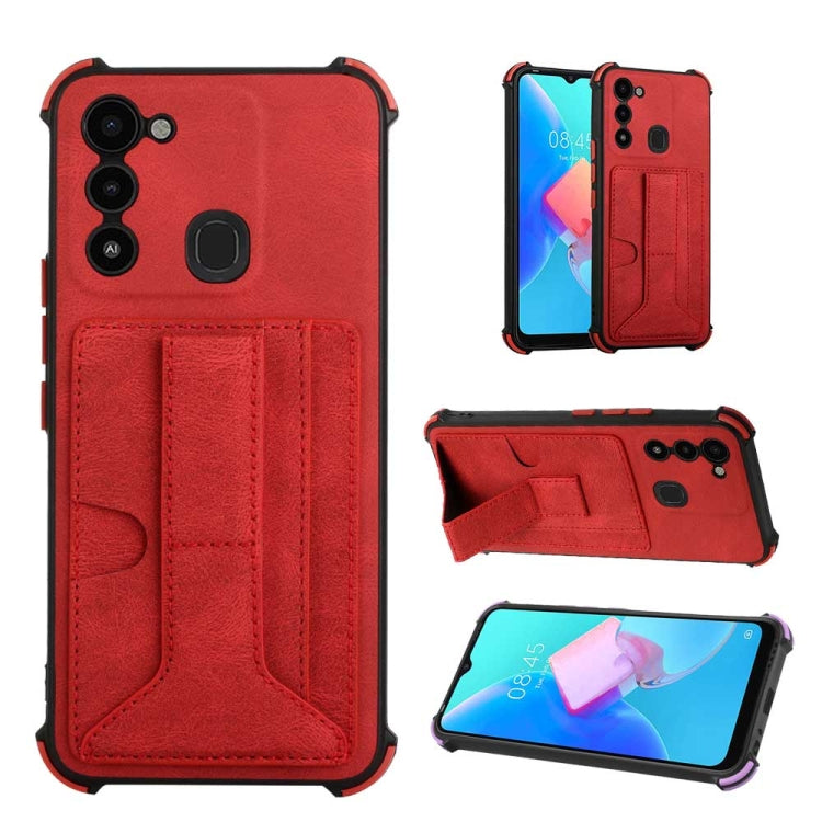 For Tecno Spark Go 2022/Spark 8C/KG5 Dream Holder Card Bag Shockproof Phone Case