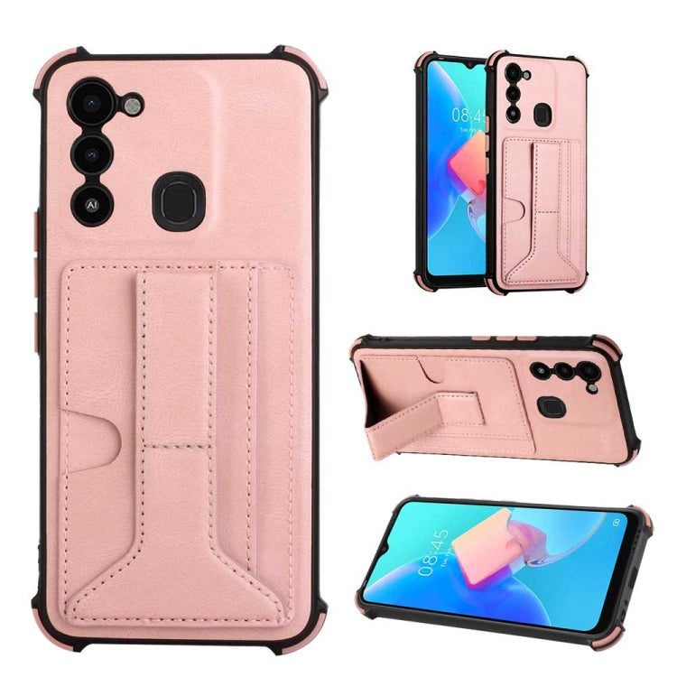 For Tecno Spark Go 2022/Spark 8C/KG5 Dream Holder Card Bag Shockproof Phone Case