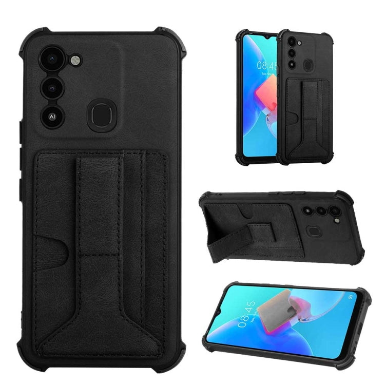For Tecno Spark Go 2022/Spark 8C/KG5 Dream Holder Card Bag Shockproof Phone Case