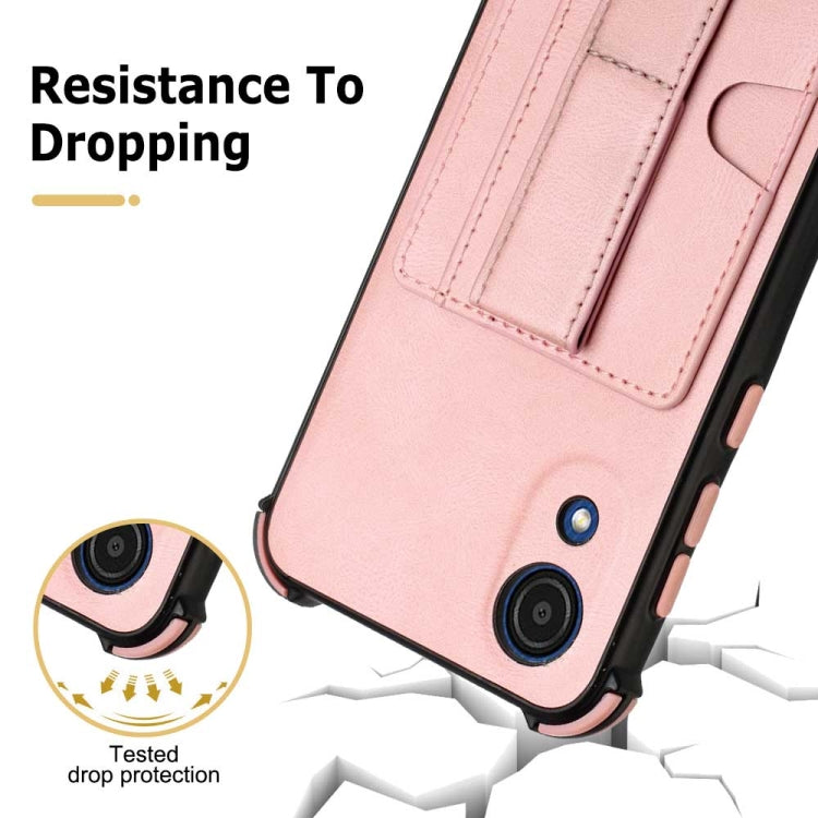 For Samsung Galaxy A03 Core 2021 Dream Holder Card Bag Shockproof Phone Case