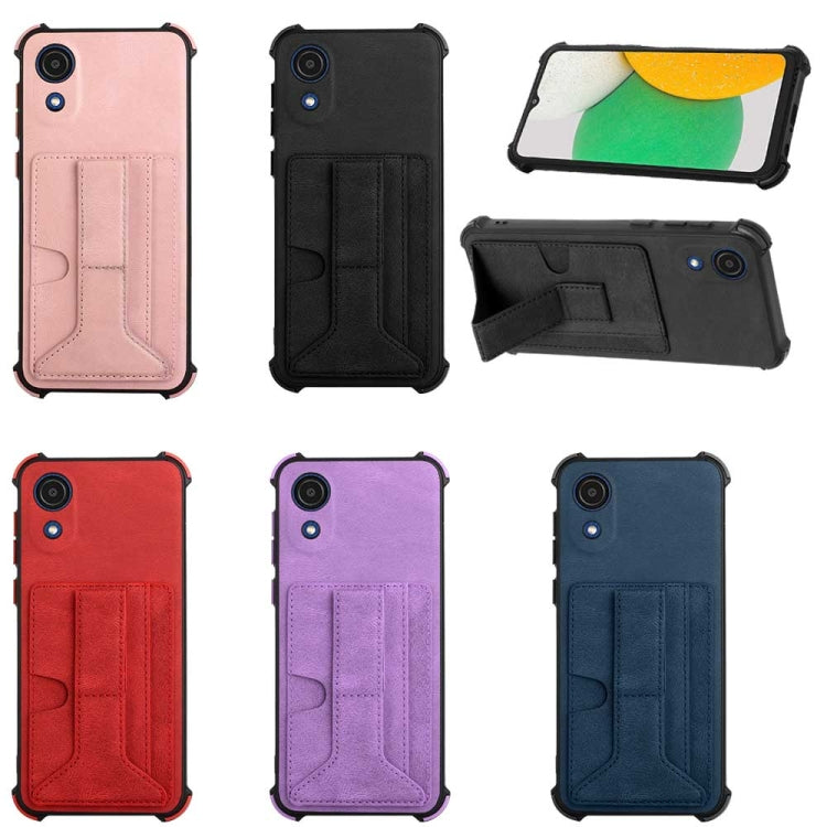For Samsung Galaxy A03 Core 2021 Dream Holder Card Bag Shockproof Phone Case