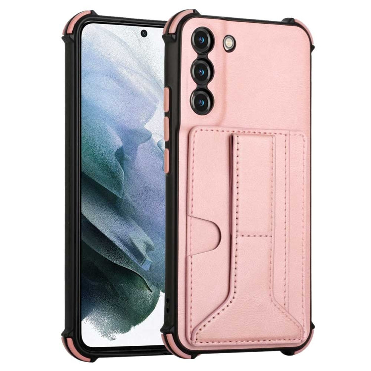 For Samsung Galaxy S22 5G Dream Holder Card Bag Shockproof Phone Case