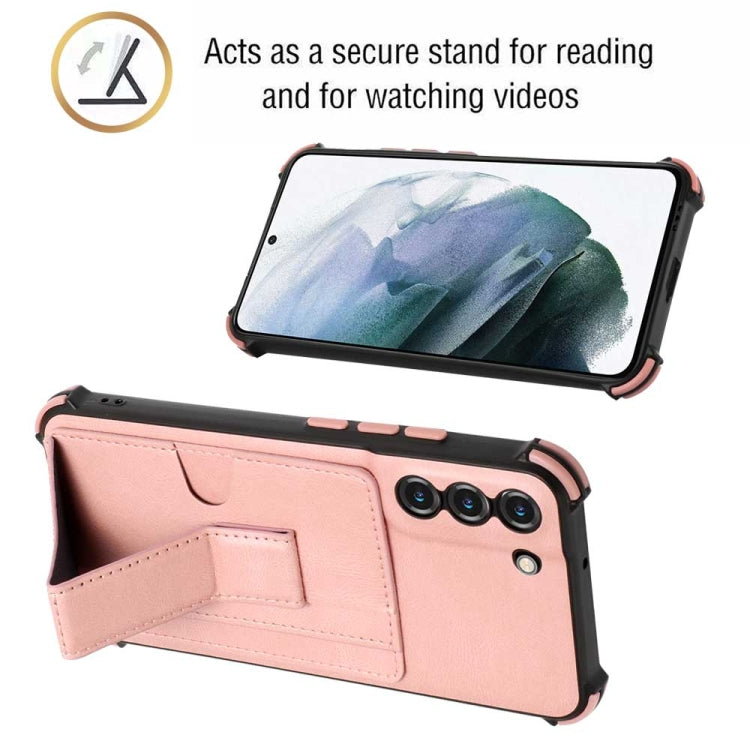 For Samsung Galaxy S22 5G Dream Holder Card Bag Shockproof Phone Case