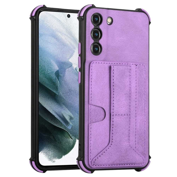 For Samsung Galaxy S22 5G Dream Holder Card Bag Shockproof Phone Case