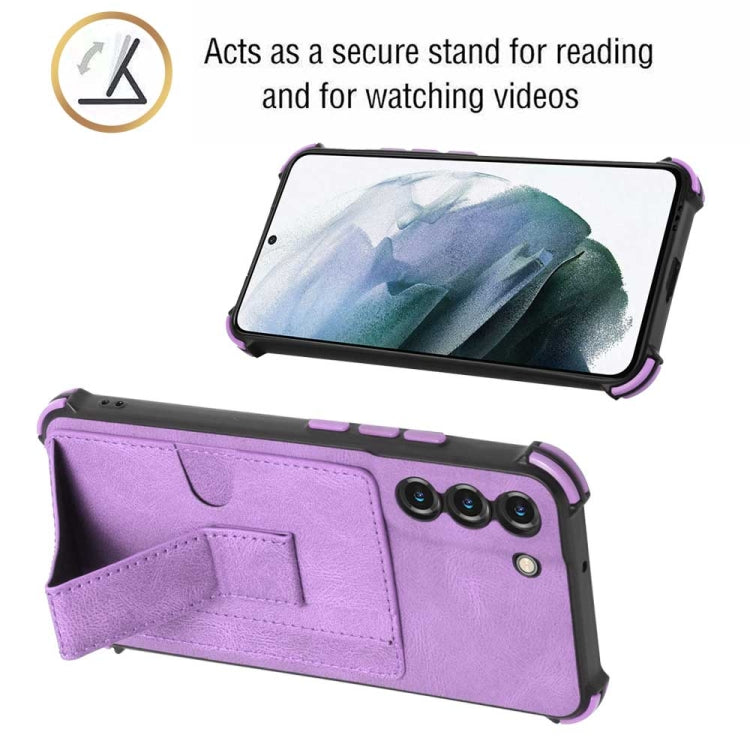 For Samsung Galaxy S22 5G Dream Holder Card Bag Shockproof Phone Case