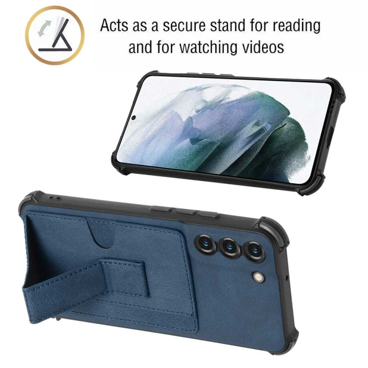 For Samsung Galaxy S22 5G Dream Holder Card Bag Shockproof Phone Case