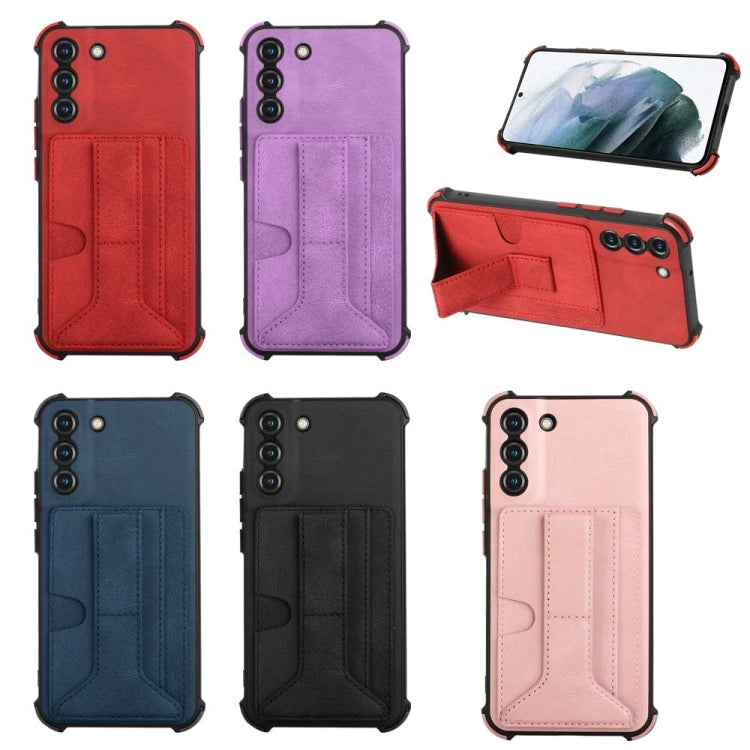 For Samsung Galaxy S22 5G Dream Holder Card Bag Shockproof Phone Case