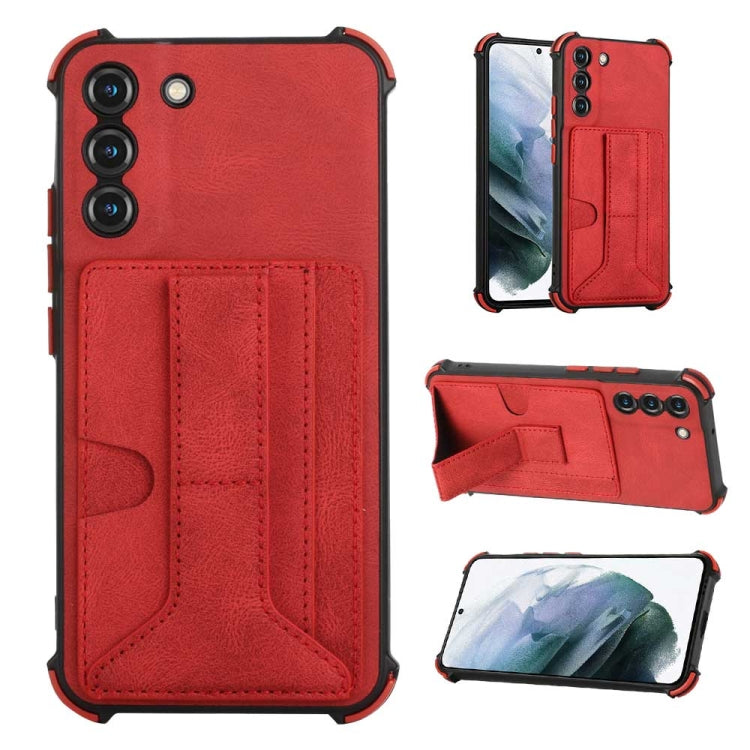 For Samsung Galaxy S22+ 5G Dream Holder Card Bag Shockproof Phone Case