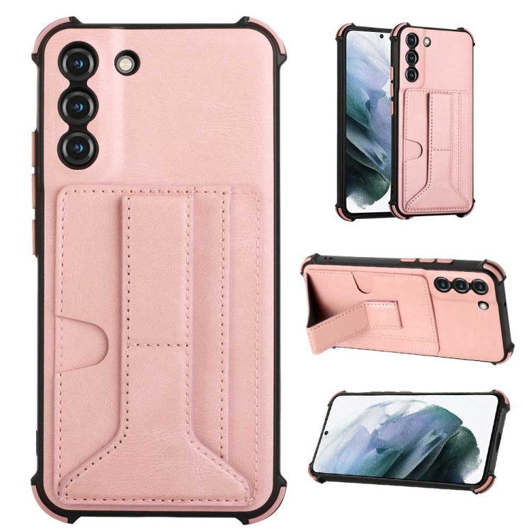 For Samsung Galaxy S22+ 5G Dream Holder Card Bag Shockproof Phone Case
