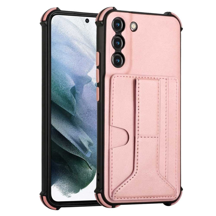 For Samsung Galaxy S22+ 5G Dream Holder Card Bag Shockproof Phone Case