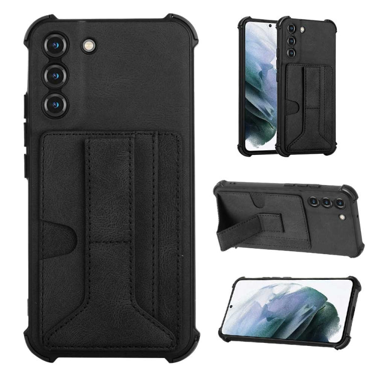 For Samsung Galaxy S22+ 5G Dream Holder Card Bag Shockproof Phone Case