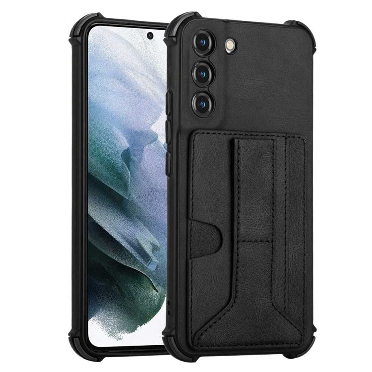 For Samsung Galaxy S22+ 5G Dream Holder Card Bag Shockproof Phone Case