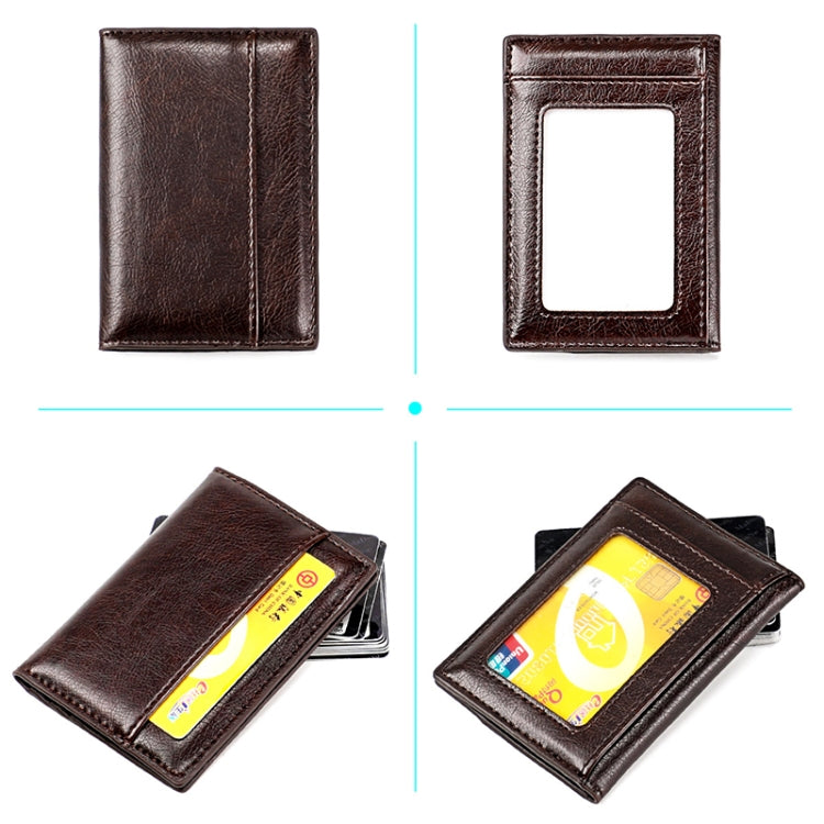 KB68 Mini Ultra-thin PU Leather Card Holder
