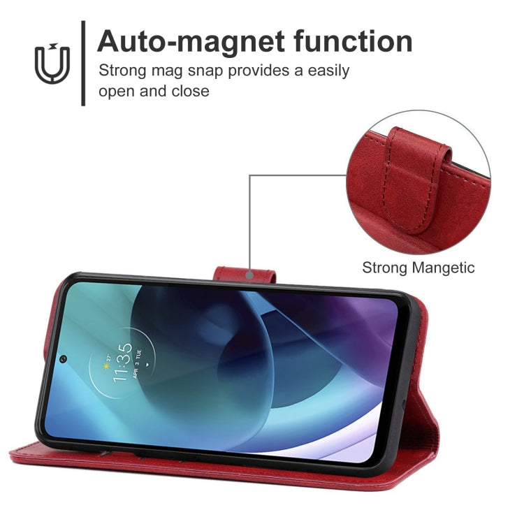 For Motorola Moto G71 5G Leather Phone Case