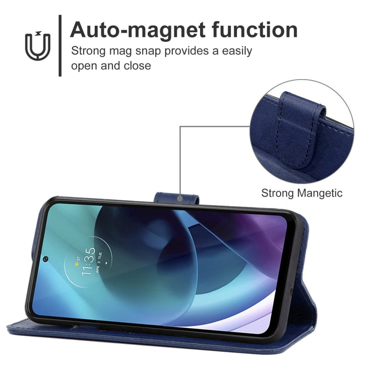 For Motorola Moto G71 5G Leather Phone Case
