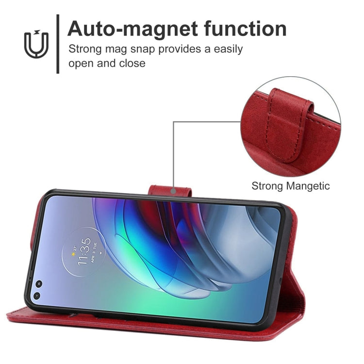 For Motorola Moto Edge S / G100 Leather Phone Case