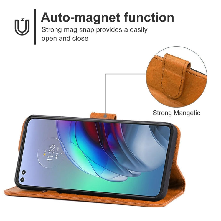 For Motorola Moto Edge S / G100 Leather Phone Case