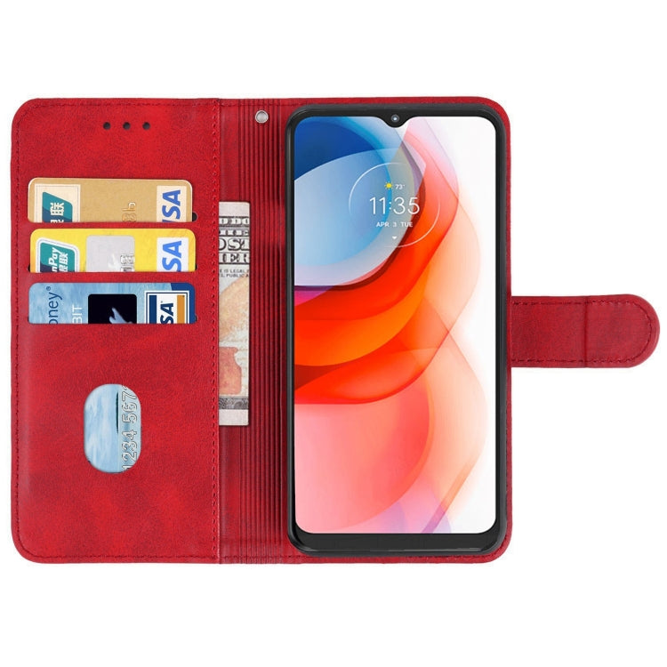For Motorola Moto G Play 2021 Leather Phone Case