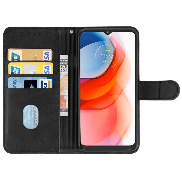 For Motorola Moto G Play 2021 Leather Phone Case