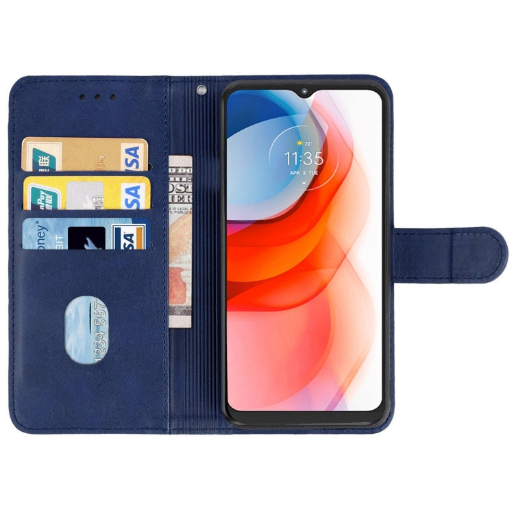 For Motorola Moto G Play 2021 Leather Phone Case