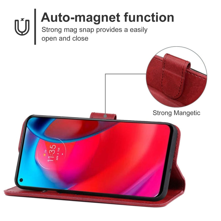 For Motorola Moto G Stylus 5G Leather Phone Case