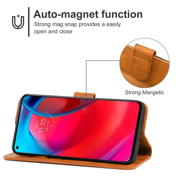 For Motorola Moto G Stylus 5G Leather Phone Case