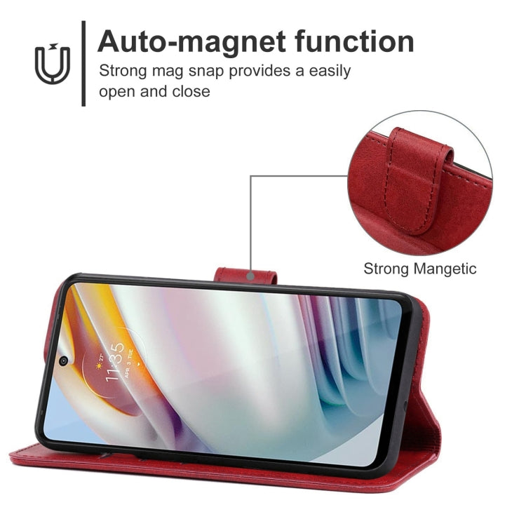 For Motorola Moto G60 / G40 Fusion Leather Phone Case
