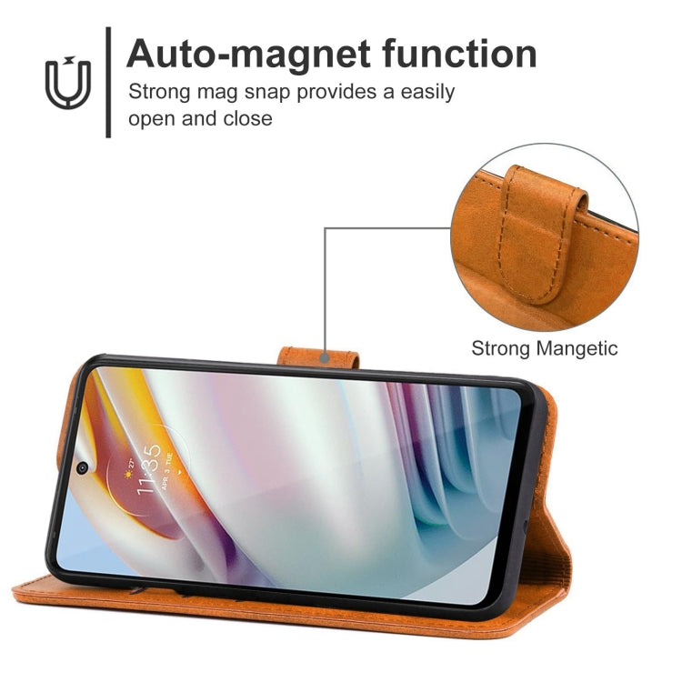 For Motorola Moto G60 / G40 Fusion Leather Phone Case