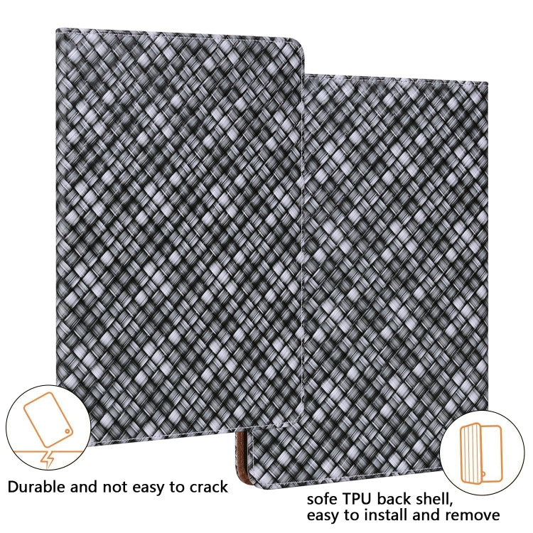 For Lenovo Tab M10 Plus 10.6 3rd Gen. Color Weave Leather Tablet Case with Holder