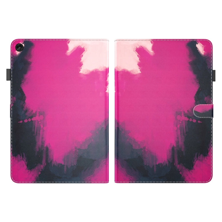 For Lenovo Tab M10 Plus 10.6 3rd Gen. Watercolor Pattern Skin Feel Magnetic Leather Tablet Case